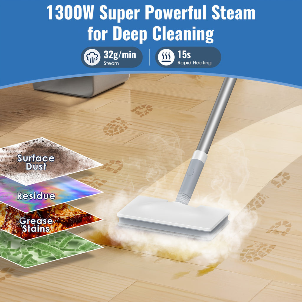 Steam mop, steam cleaner, detachable handheld carpet cleaner