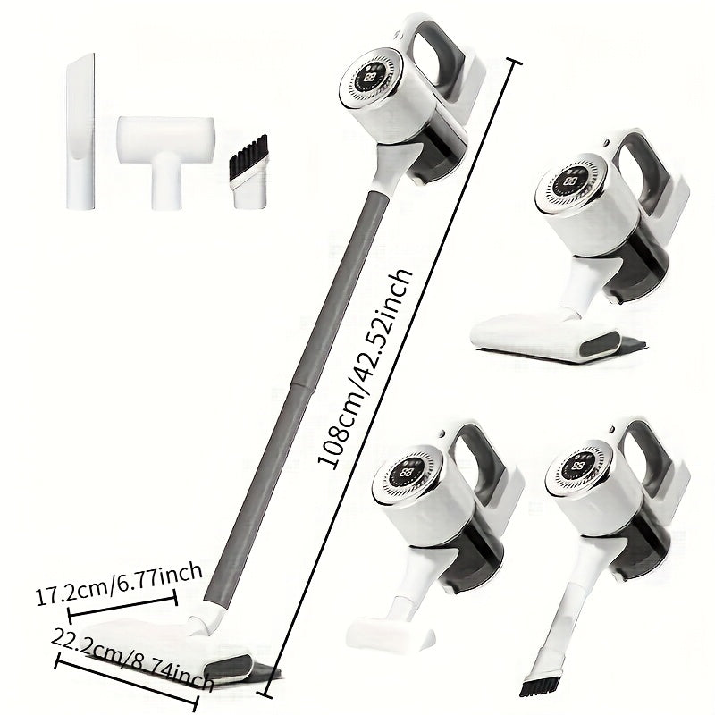 3-in-1 Cordless Vacuum Cleaner and Mop with Blow\u002FSuction Dual Mode