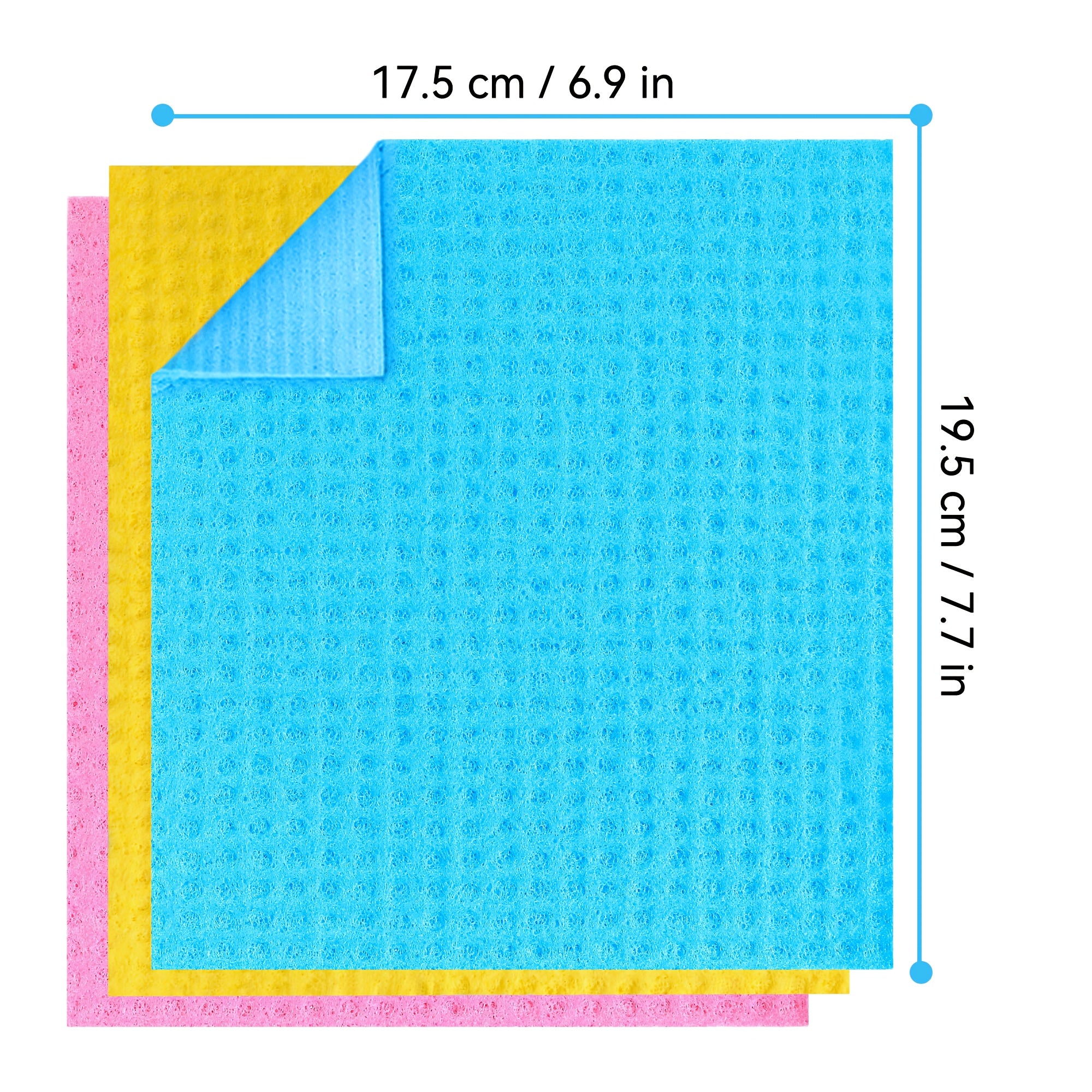 DERLOY 12 pack Swedish style dishwashing cloth - Strong absorbent quick drying cleaning cloth