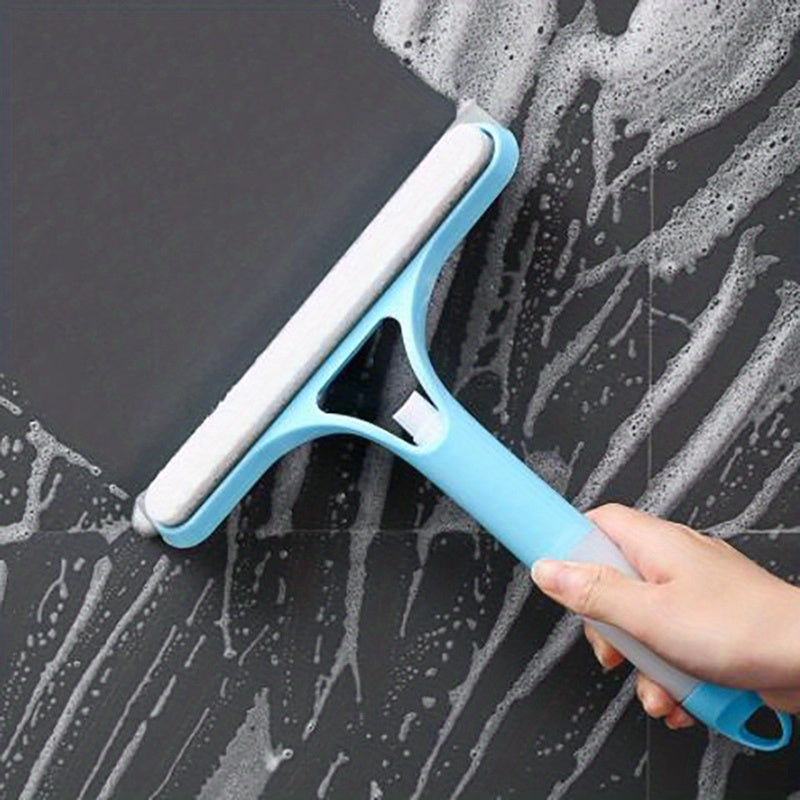 1pc 3-in-1 Deluxe Glass Wiper, Scraper   Sprayer with Ergonomic Handle