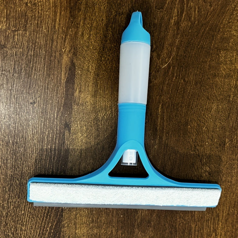 1pc 3-in-1 Deluxe Glass Wiper, Scraper   Sprayer with Ergonomic Handle