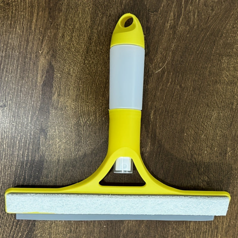 1pc 3-in-1 Deluxe Glass Wiper, Scraper   Sprayer with Ergonomic Handle