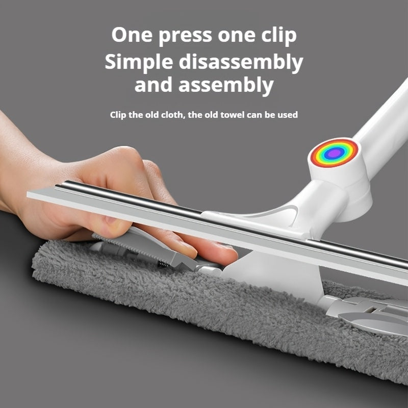 Long Handle Glass Cleaning Brush, 2-in-1 Glass Cleaning Scraper