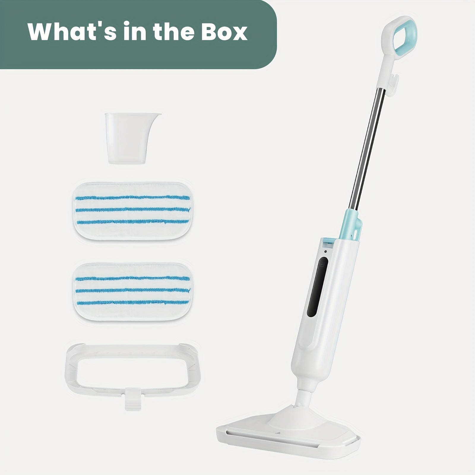 Steam Mop Cleaner For Floor Hardwood Tile Carpet Cleaning With Overheat Protection