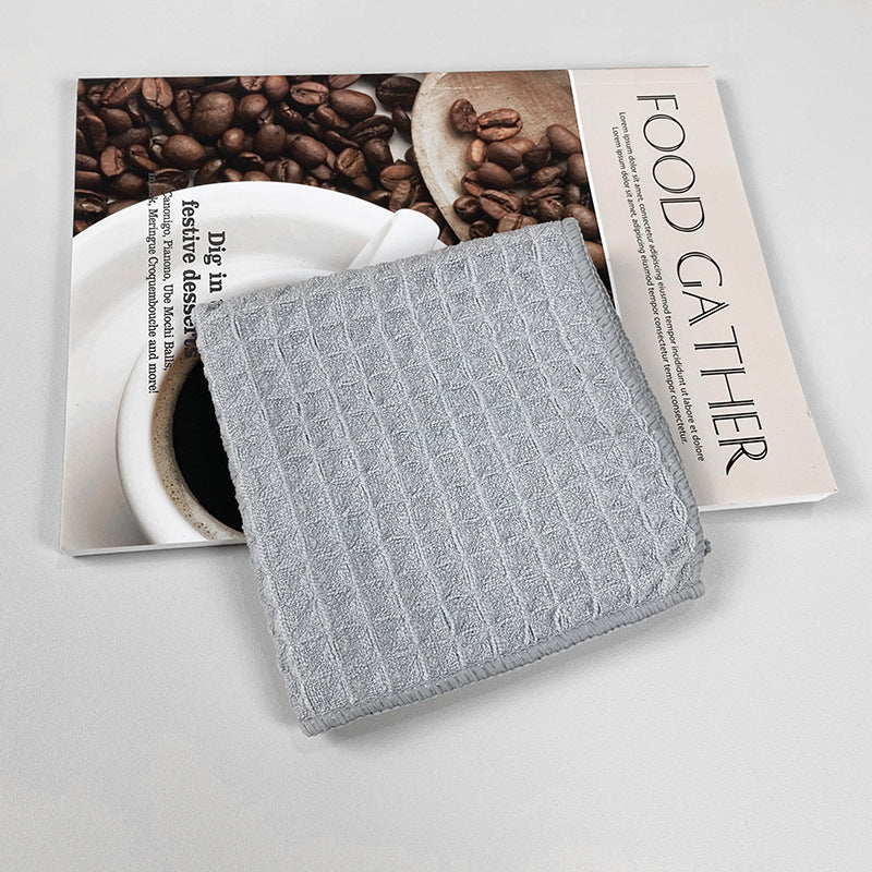 6pcs Heavy-Duty Barista Cleaning Cloths - Thickened Microfiber Dishwashing