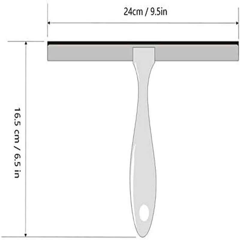 Multi Surface Scraper with Suction Cup Hook | Ideal for Cleaning Stainless Steel and Glass