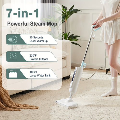 10-in-1 Multi-Functional Detachable Handheld Steam Mop