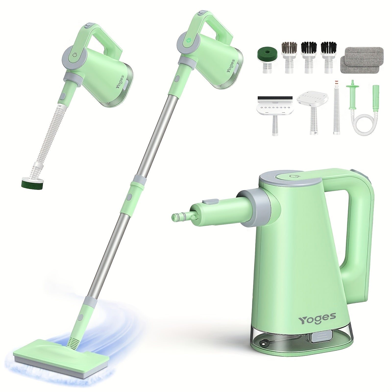 Steam mop, steam cleaner, detachable handheld carpet cleaner