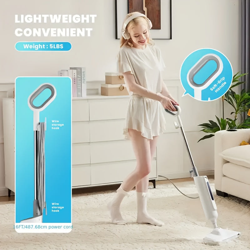 Steam Mop Cleaner For Floor Hardwood Tile Carpet Cleaning With Overheat Protection