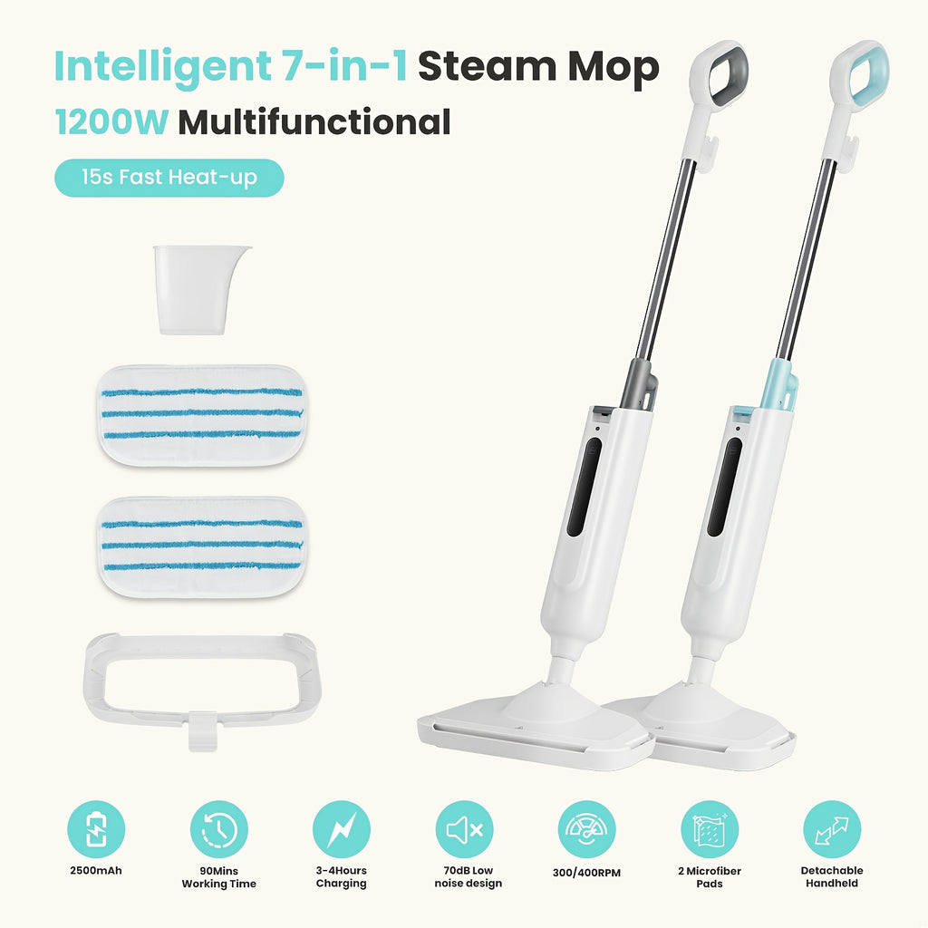 10-in-1 Multi-Functional Detachable Handheld Steam Mop
