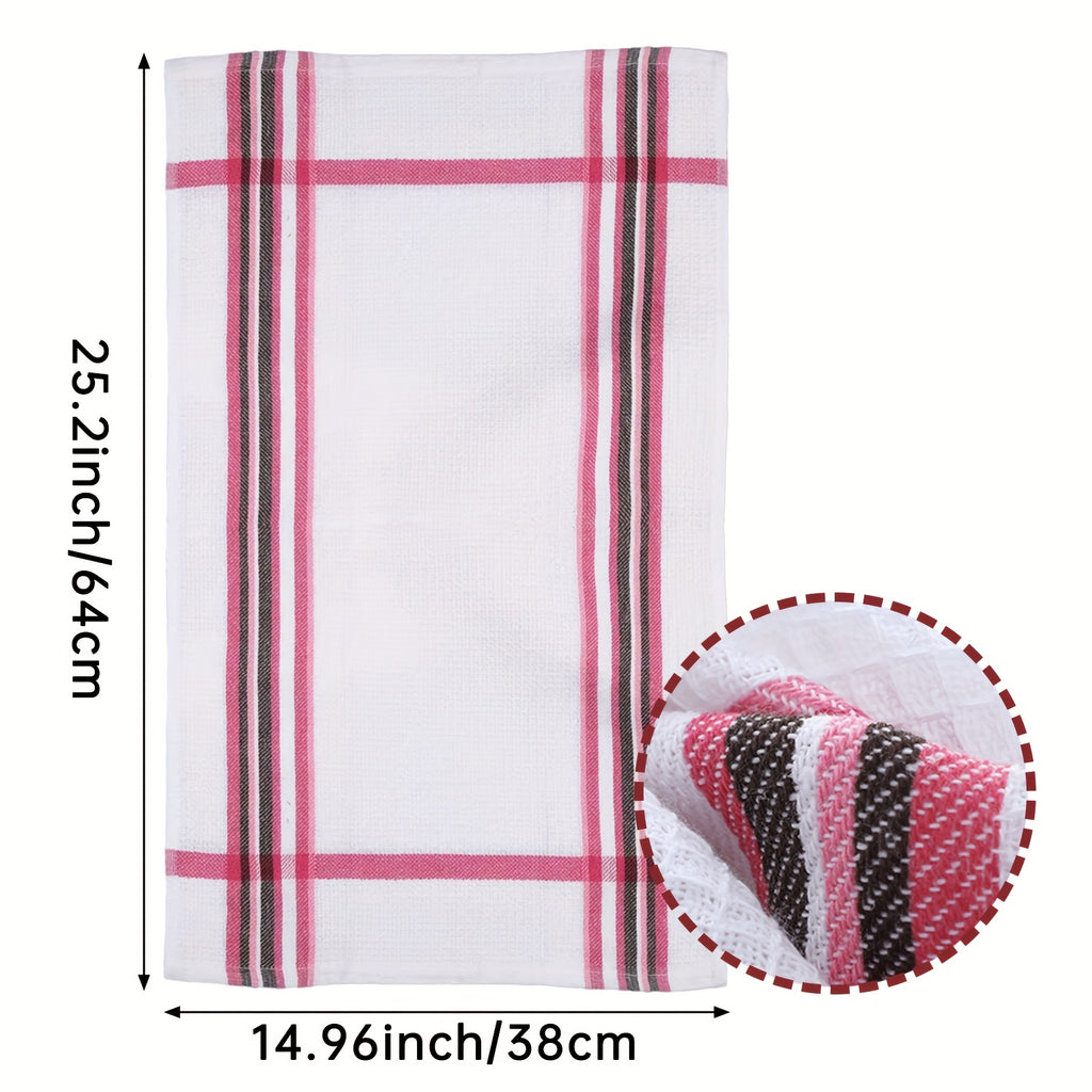 Soft High Absorbency 6\u002F12pcs Soft High Absorbency Waffle Tea Towel Set