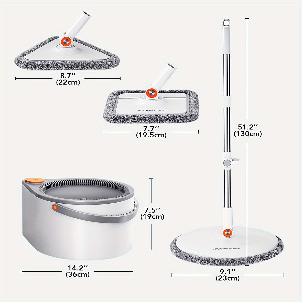 Joybos® Sewage Separation Hands-free Wash Mop And Bucket Set