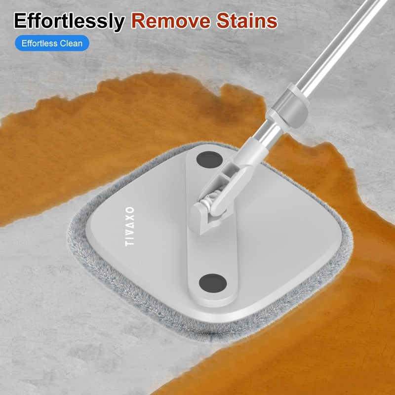 All-in-One Spin Mop and Bucket Cleaning System with Self-Separating Dirty Water System