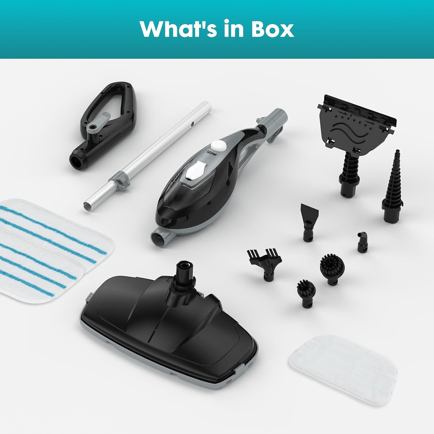 10-in-1 Multi-Functional Detachable Handheld Steam Mop