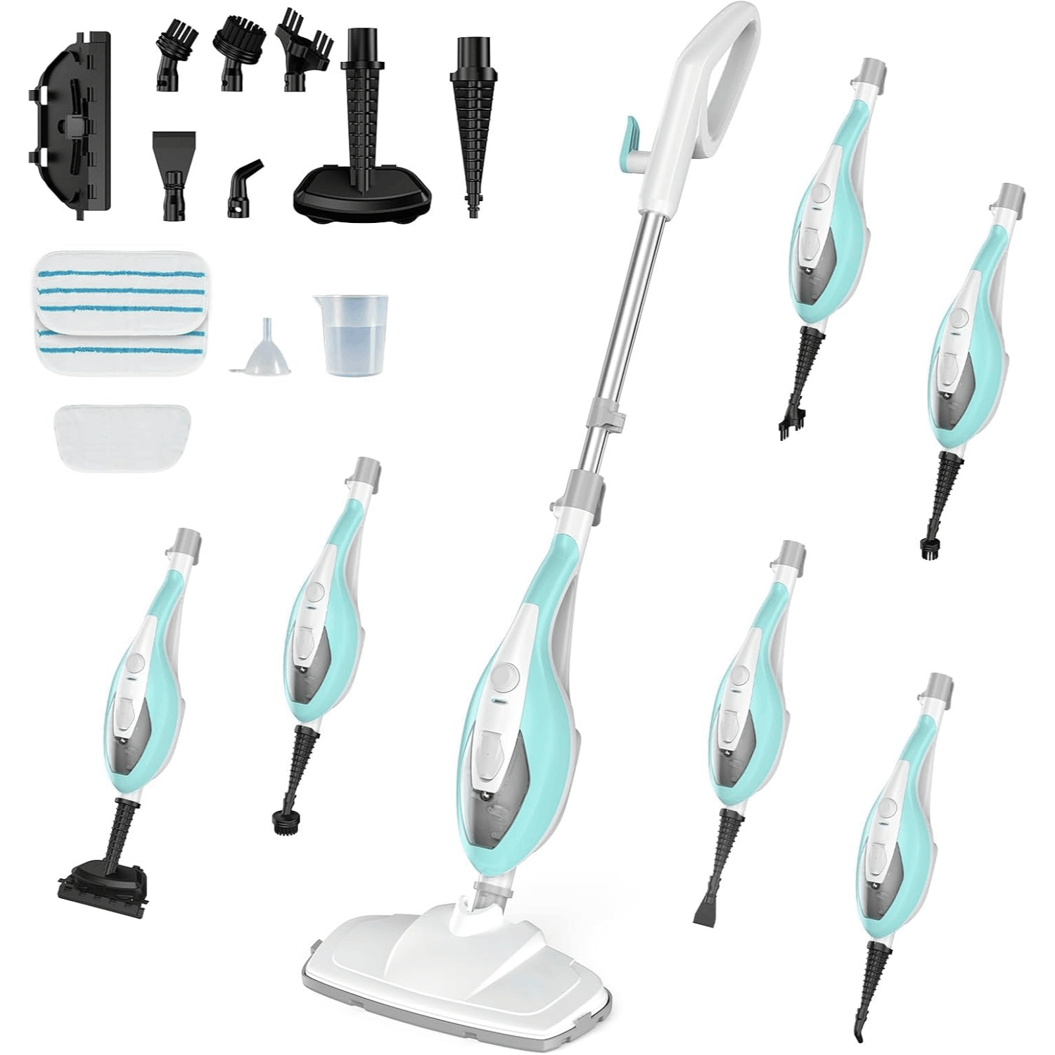 10-in-1 Multi-Functional Detachable Handheld Steam Mop