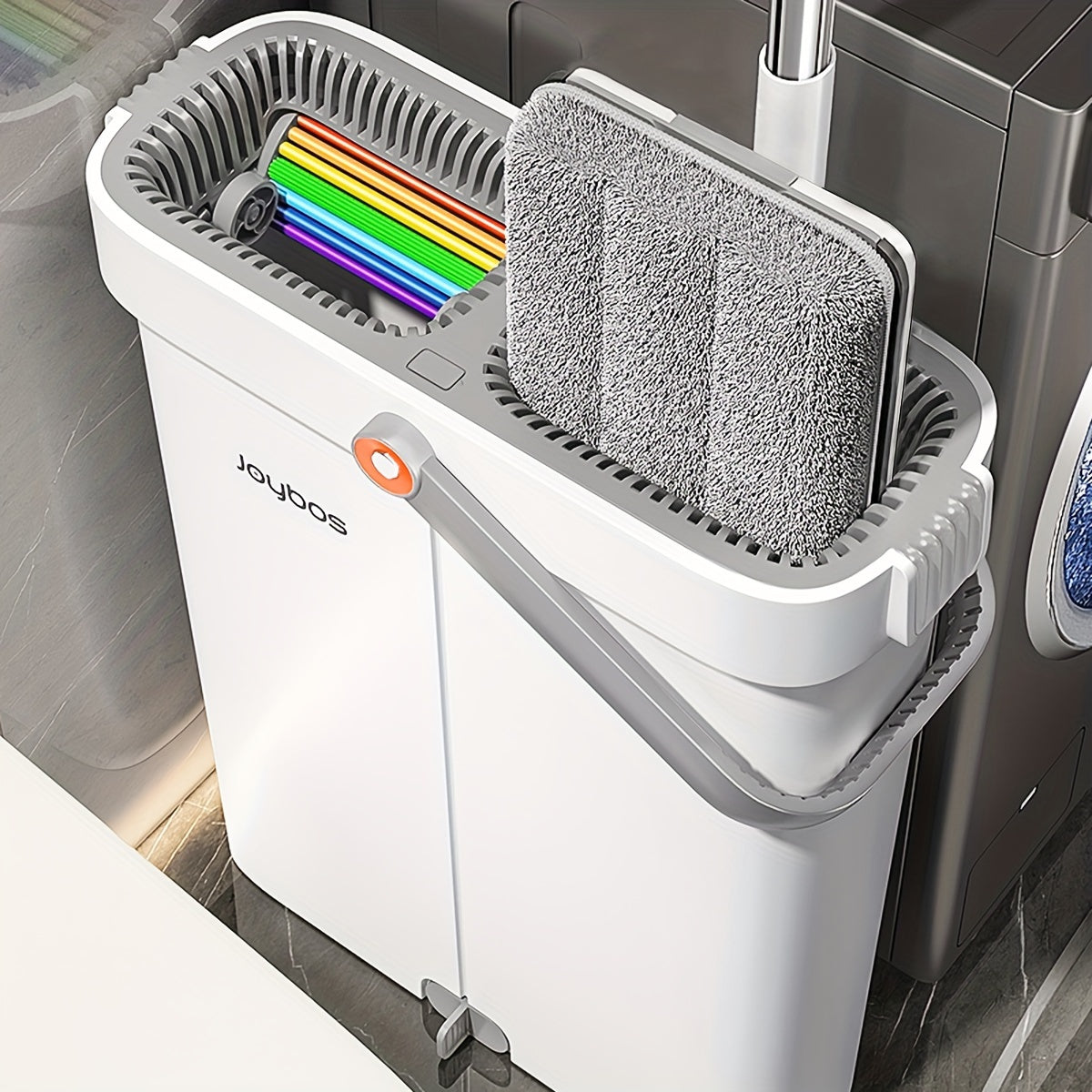 12.99inch Microfiber Flat Mop And Bucket Set Floor Cleaning System