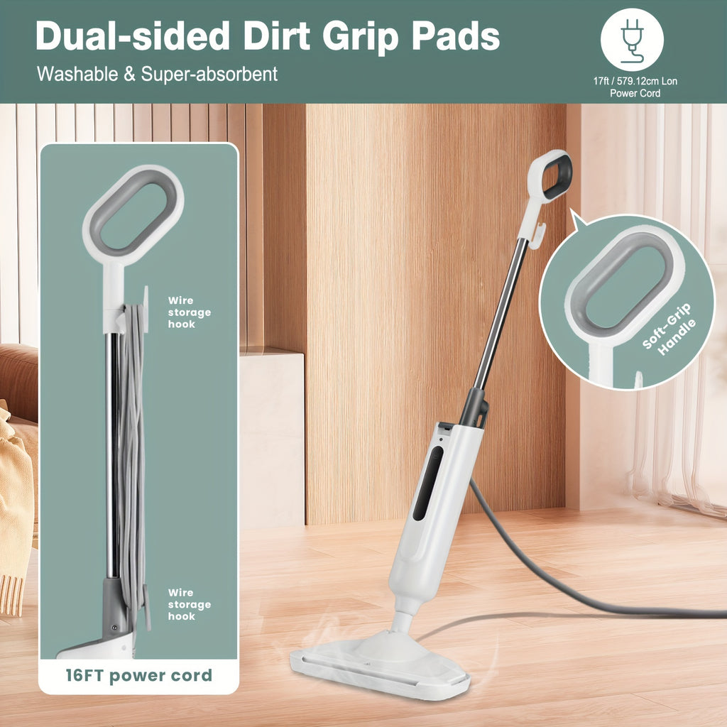 Steam Mop Cleaner For Floor Hardwood Tile Carpet Cleaning With Overheat Protection