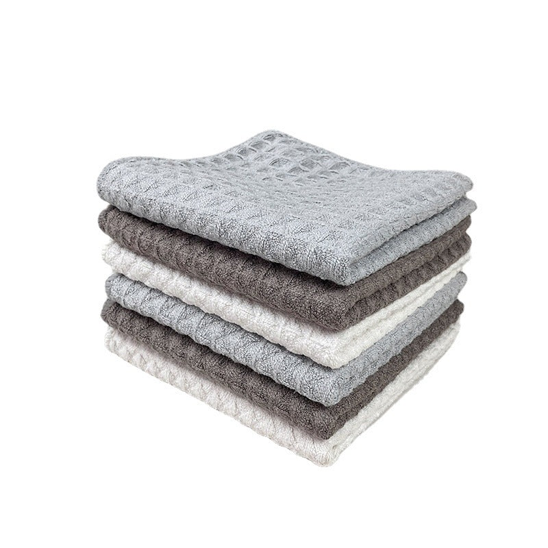 6pcs Heavy-Duty Barista Cleaning Cloths - Thickened Microfiber Dishwashing